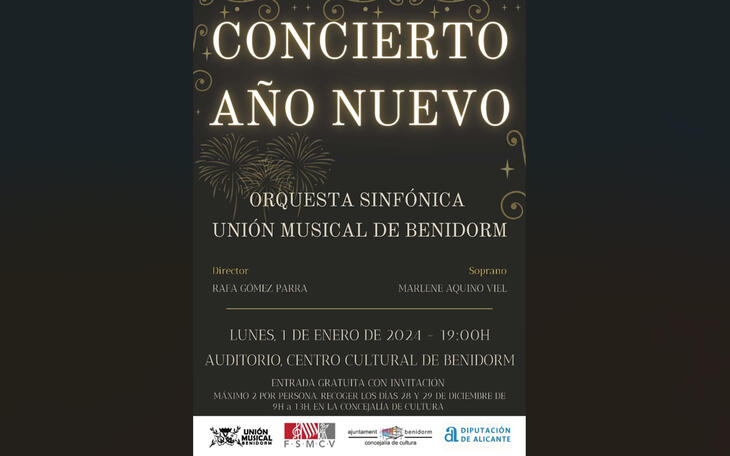 Cartel del concierto